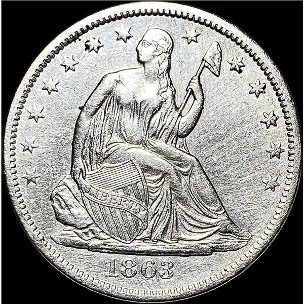 1863-S Seated Liberty Half Dollar UNCIRCULATED