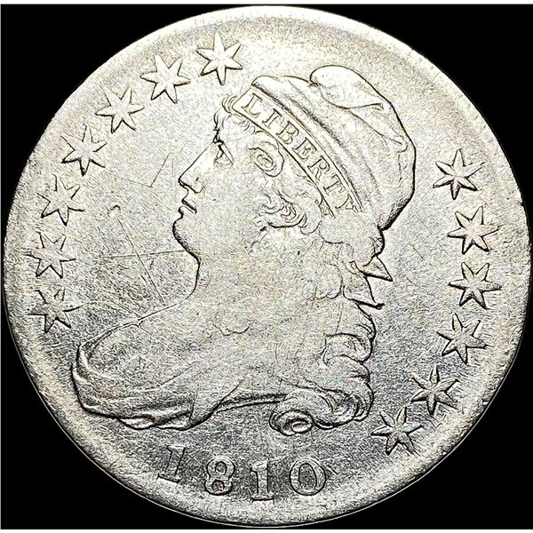 1810 Capped Bust Half Dollar LIGHTLY CIRCULATED