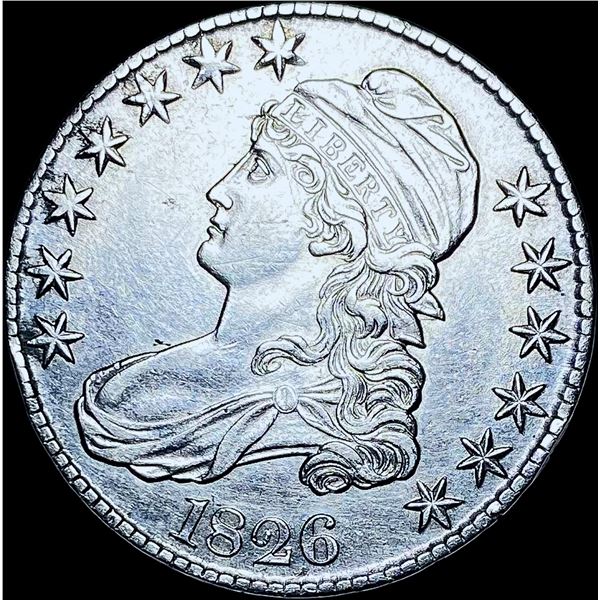1826 Capped Bust Half Dollar CHOICE AU