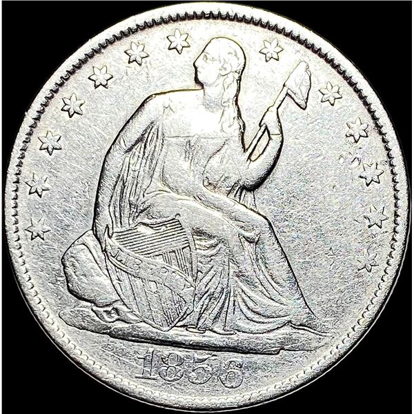 1856-O Silver Half Dollar LIGHTLY CIRCULATED