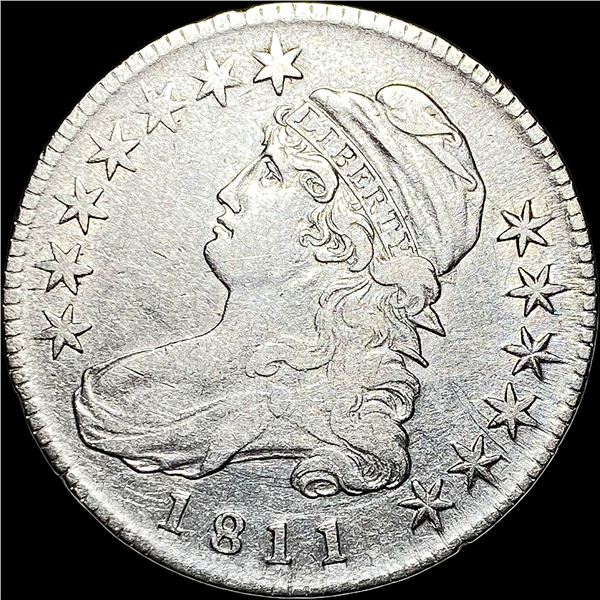 1811 Capped Bust Half Dollar LIGHTLY CIRCULATED