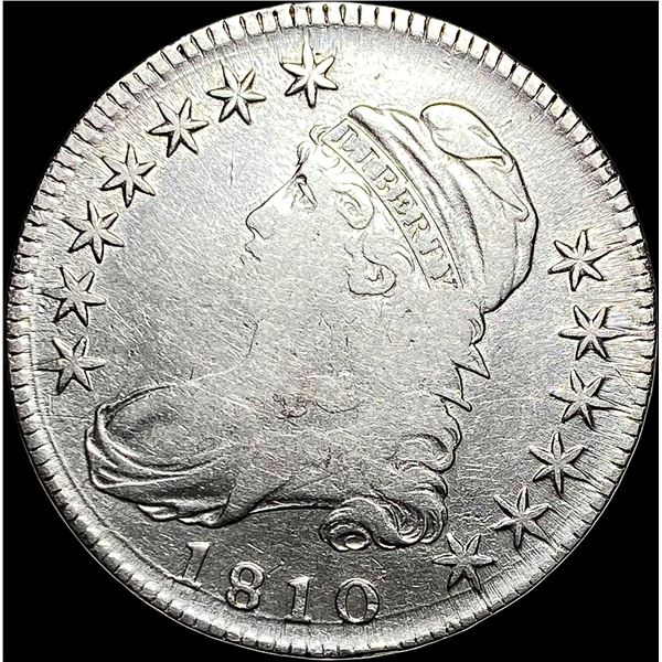 1810 Capped Bust Half Dollar LIGHTLY CIRCULATED