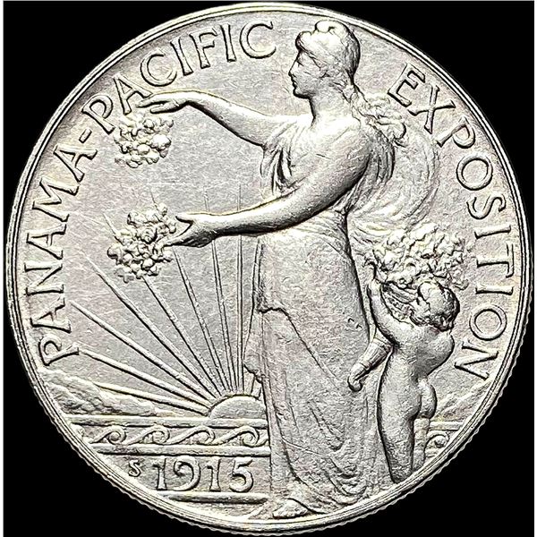 1915-S Panama-Pacific Half Dollar CLOSELY UNCIRCULATED