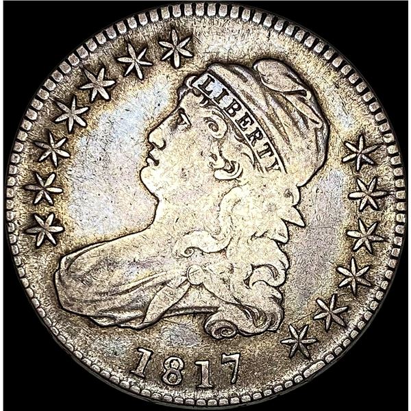 1817 Capped Bust Half Dollar LIGHTLY CIRCULATED
