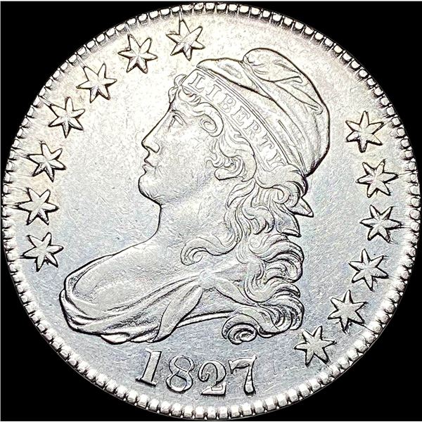 1827 Capped Bust Half Dollar CLOSELY UNCIRCULATED
