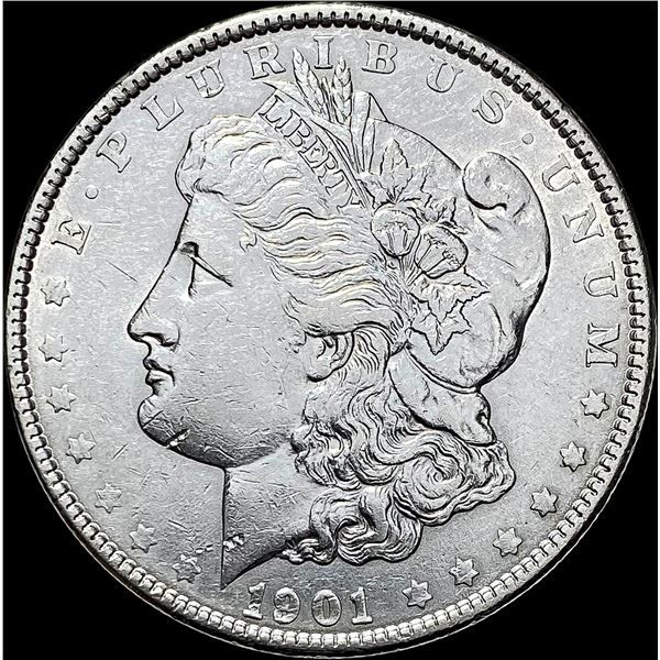 1901 Silver Morgan Dollar CLOSELY UNCIRCULATED