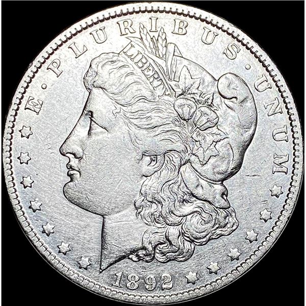 1892-O Silver Morgan Dollar ABOUT UNCIRCULATED