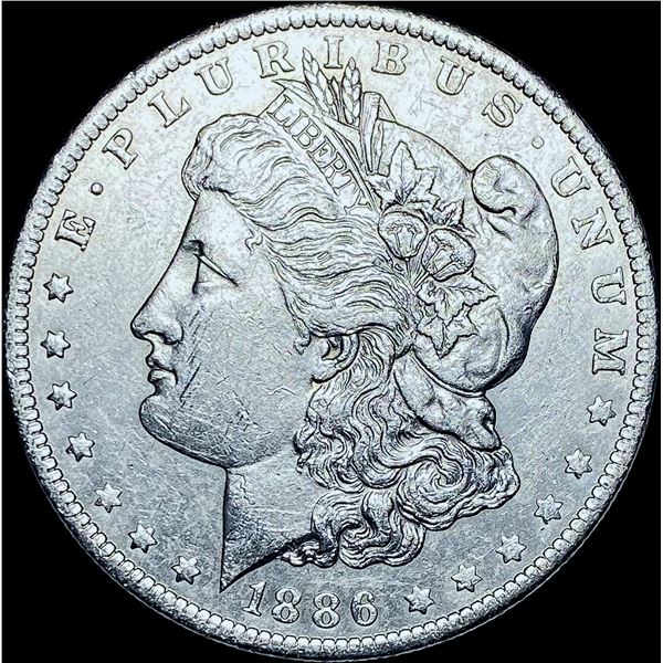 1886-O Silver Morgan Dollar CHOICE AU