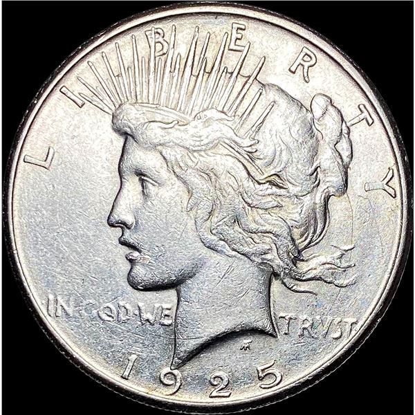 1925-S Silver Peace Dollar CLOSELY UNCIRCULATED