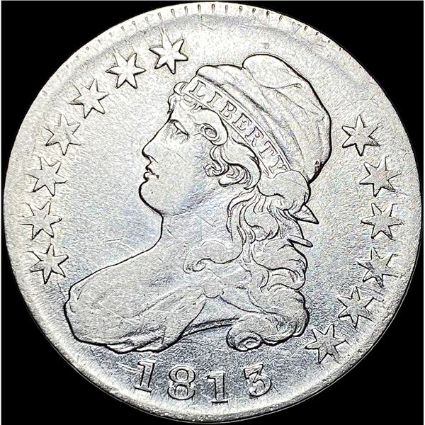1813 Capped Bust Half Dollar LIGHTLY CIRCULATED