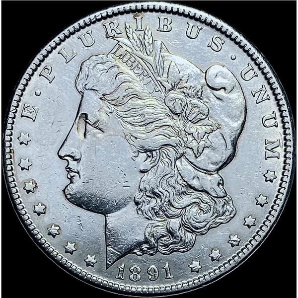 1891-CC Silver Morgan Dollar CHOICE AU