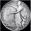 1915-S Silver Panama-Pacific Half Dollar NEARLY UNCIRCULATED