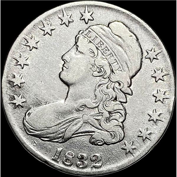 1832 Capped Bust Half Dollar LIGHTLY CIRCULATED