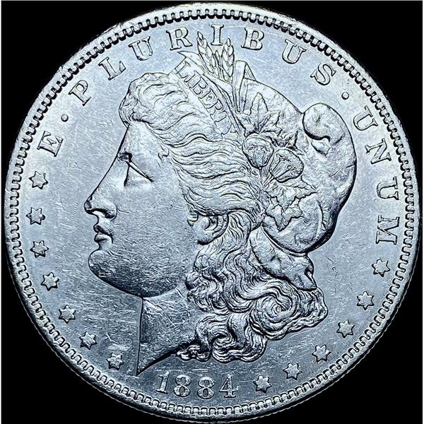 1884-S Silver Morgan Dollar CHOICE AU
