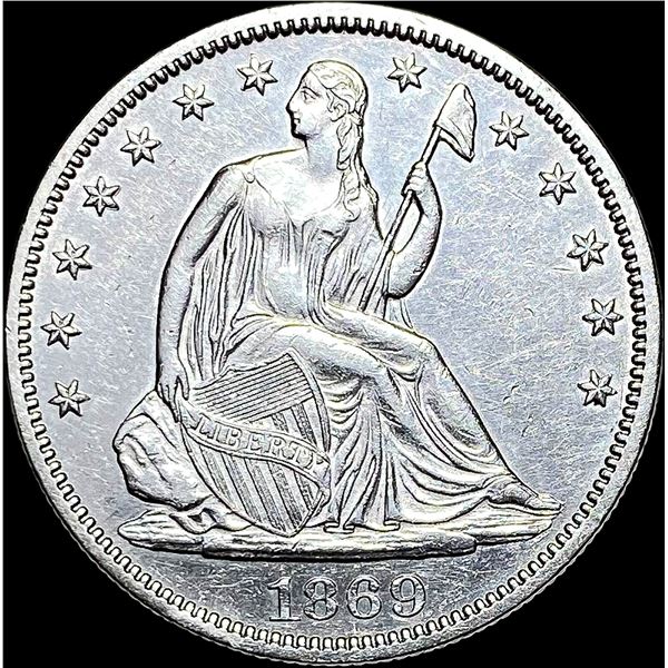 1869 Seated Liberty Half Dollar UNCIRCULATED