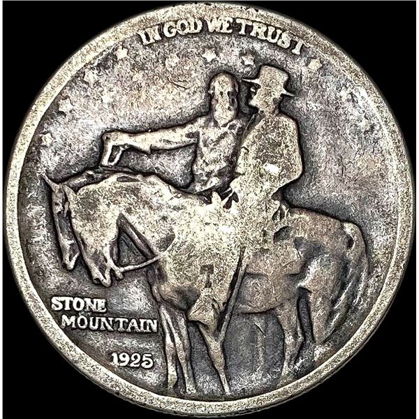 1925 Silver Stone Mountain Half Dollar HIGH GRADE