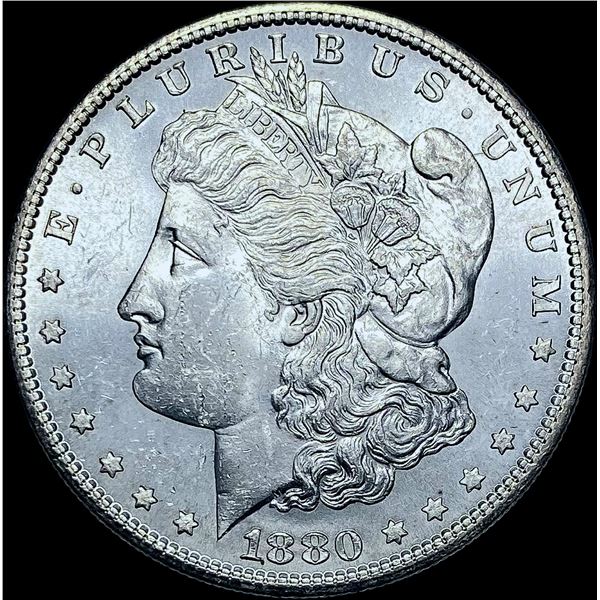 1880-S Silver Morgan Dollar GEM BU