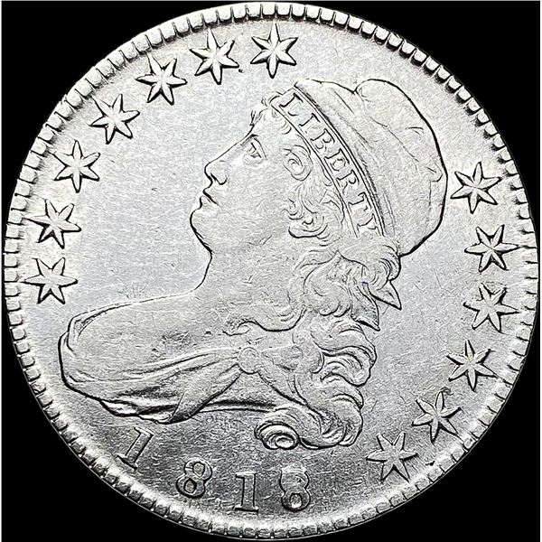 1818/7 Capped Bust Half Dollar CLOSE UNC