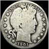 1901-S Silver Barber Half Dollar NICELY CIRCULATED