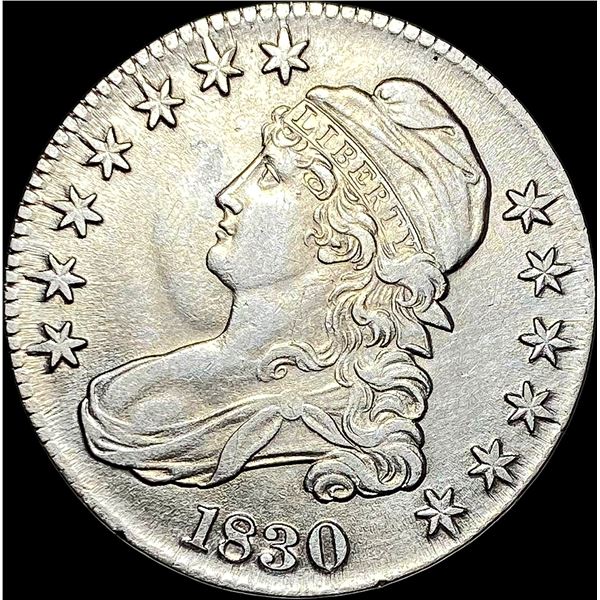 1830 Capped Bust Half Dollar CLOSELY UNCIRCULATED