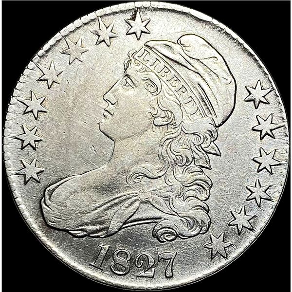 1827 Capped Bust Half Dollar CLOSELY UNCIRCULATED