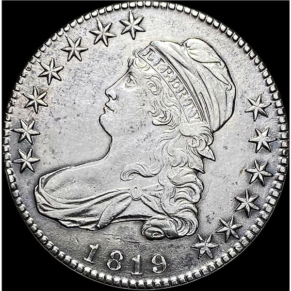 1819 Capped Bust Half Dollar CLOSELY UNCIRCULATED