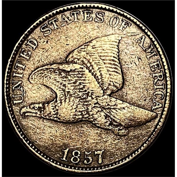 1857 Flying Eagle Cent CLOSELY UNCIRCULATED