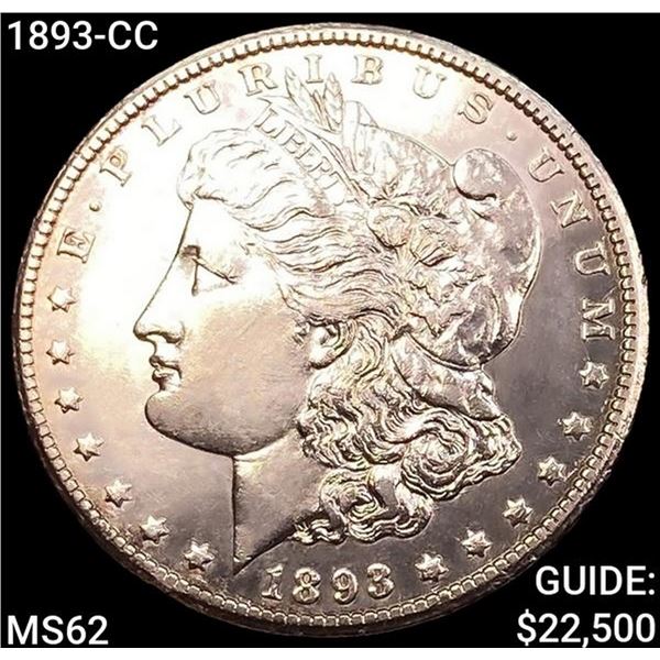 1893-CC Morgan Silver Dollar UNCIRCULATED