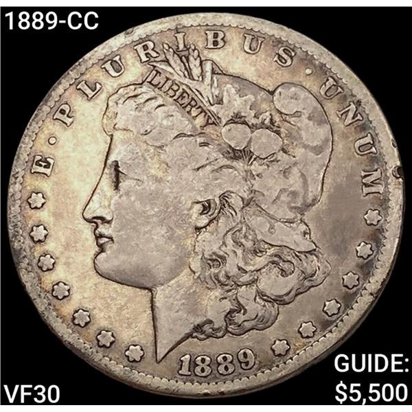 1889-CC Morgan Silver Dollar LIGHTLY CIRCULATED
