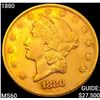 Image 1 : 1880 $20 Gold Double Eagle UNCIRCULATED