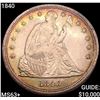 Image 1 : 1840 Seated Liberty Dollar CHOICE BU+