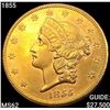 Image 1 : 1855 $20 Gold Double Eagle UNCIRCULATED