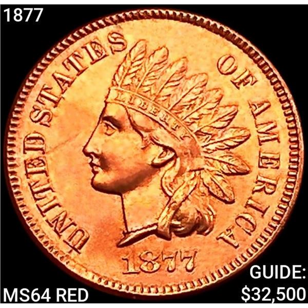 1877 Indian Head Cent CHOICE BU RD