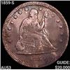 Image 1 : 1859-S Seated Liberty Quarter CLOSELY UNCIRCULATED