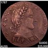1787 Nova Eborac Large Head 1/2P HIGH GRADE