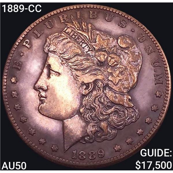 1889-CC Morgan Silver Dollar CLOSELY UNCIRCULATED
