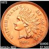 Image 1 : 1872 Indian Head Cent CHOICE BU+