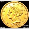 1844 $2.50 Gold Quarter Eagle CHOICE BU