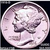 Image 1 : 1916-D Mercury Dime CHOICE BU FSB