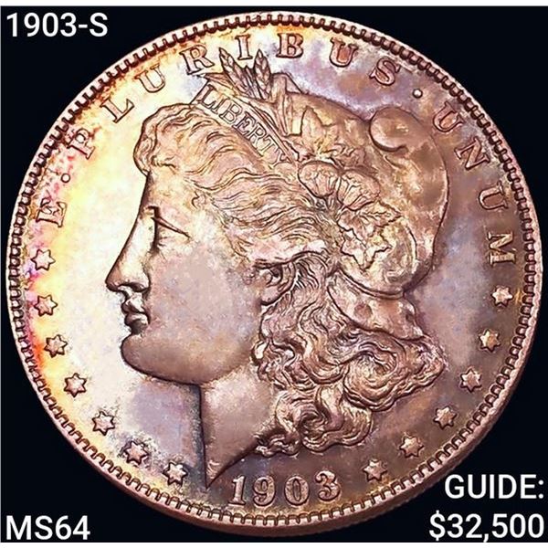 1903-S Morgan Silver Dollar CHOICE BU