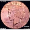 1934-S Silver Peace Dollar CHOICE BU+