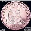 1891-O Seated Liberty Quarter CHOICE AU