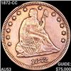 Image 1 : 1872-CC Seated Liberty Quarter CLOSELY UNCIRCULATED
