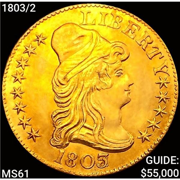 1803/2 $5 Gold Half Eagle UNCIRCULATED