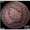 1811 Classic Head Half Cent NEARLY UNCIRCULATED