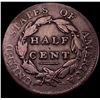 Image 2 : 1811 Classic Head Half Cent NEARLY UNCIRCULATED