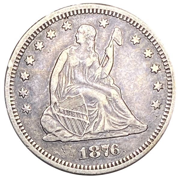 1876-S Seated Liberty Quarter