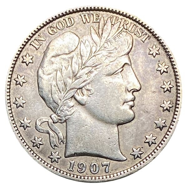 1907-D Barber Half Dollar