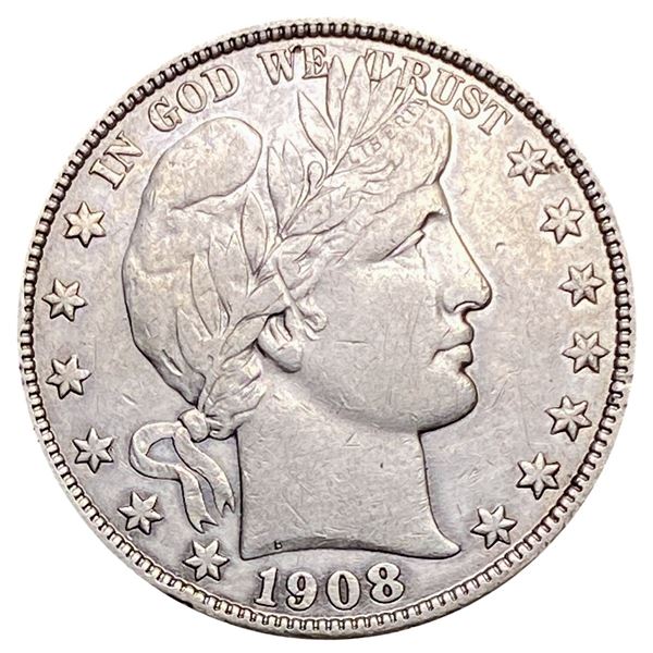 1908-O Barber Half Dollar