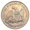 Image 2 : 1854 Arrows Seated Liberty Half Dollar